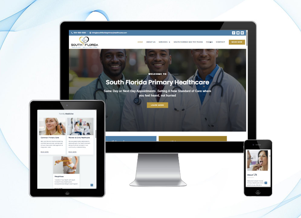 Primary Healthcare website design by Arif