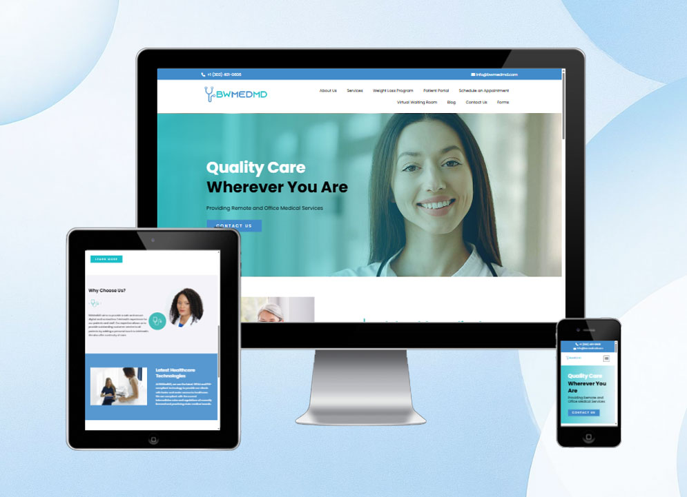Telehealth Medical website design by Arif